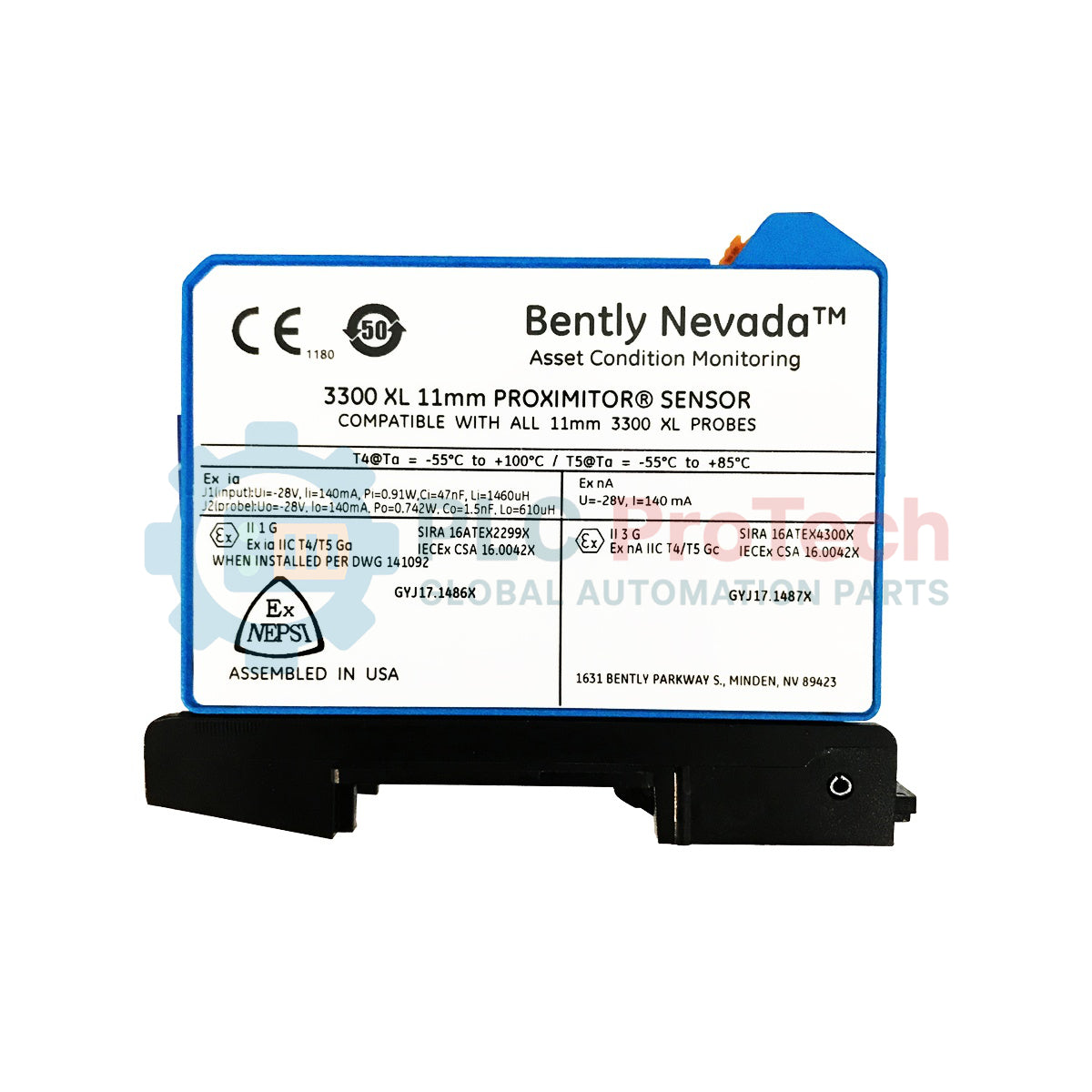 330780-X1-CN | Bently Nevada | 3300 XL 11 mm Proximitor Sensor