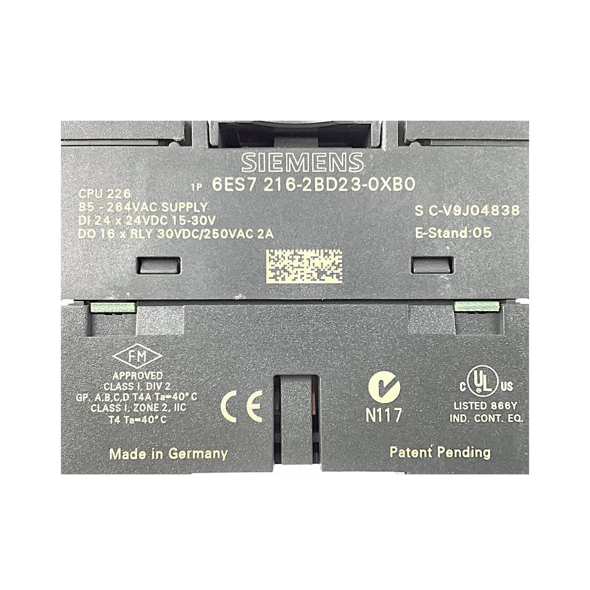 Siemens 6ES7216-2BD23-0XB0 SIMATIC S7-200 CPU 226 Compact Unit