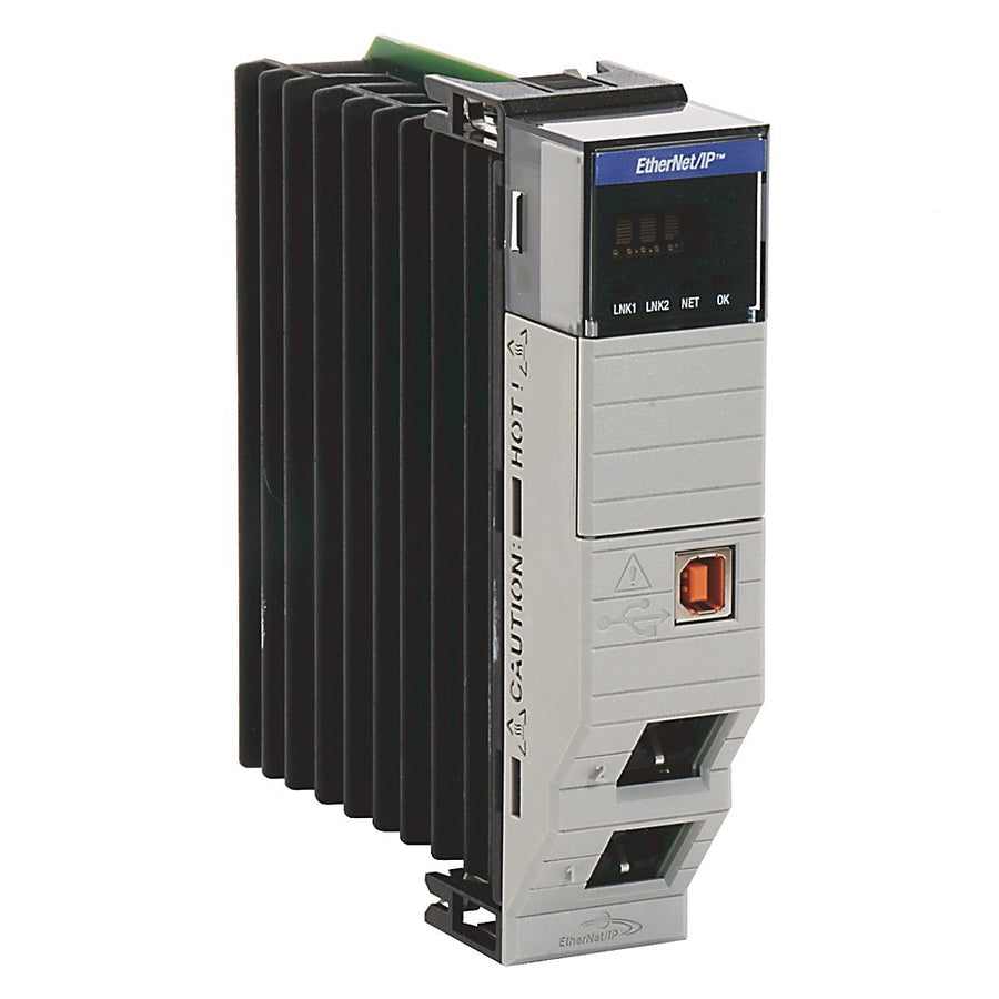 Allen-Bradley 1756-EN2TR ControlLogix EtherNet/IP dual-port communication module with LNK1 LNK2 NET OK status indicators