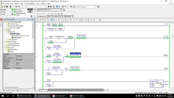ONS Instruction Not Energizing OTE in Studio 5000 Ladder Logic — figure 1