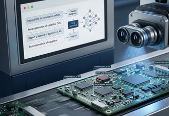 Edge AI quality inspection scene representing ZEDEDA-orchestrated industrial vision and IoT workloads