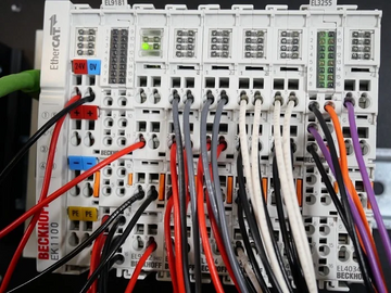 PLC input and output modules used for digital and analog field signals