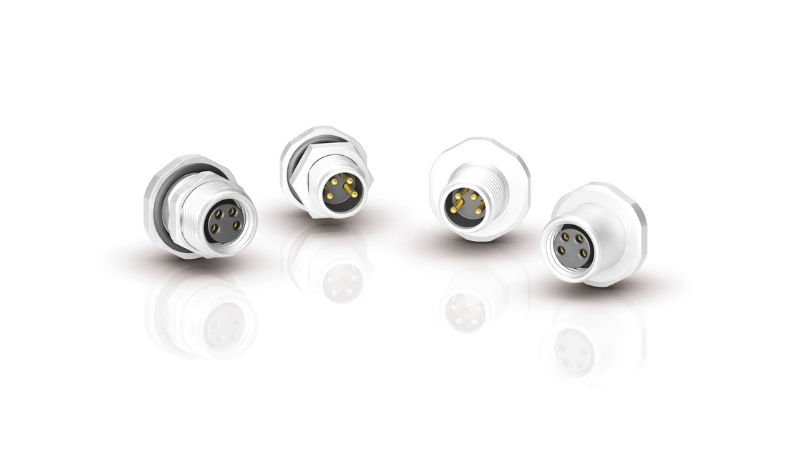 Binder Expands M8 Flange Connector Line With New Solder-Termination Models