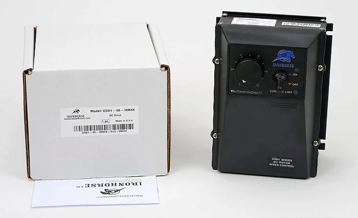 Enclosed PWM drive for a brushed DC motor