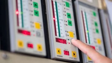 Industrial variable frequency drive controller mounted for factory motor control