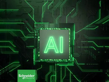 Schneider Electric, NVIDIA and HPE industrial AI collaboration graphic