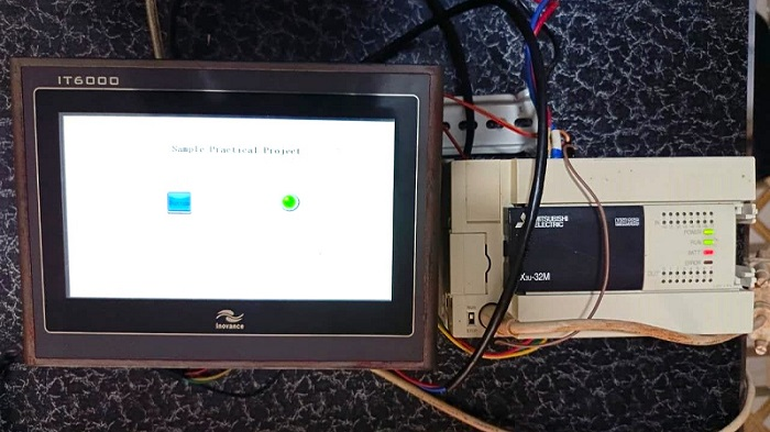 Inovance HMI and Mitsubishi PLC Integration Through Serial and Ethernet Communication