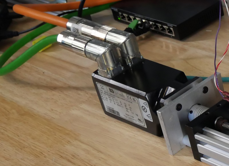 Single-Axis Motion Control Setup with CMZ Servo Drives