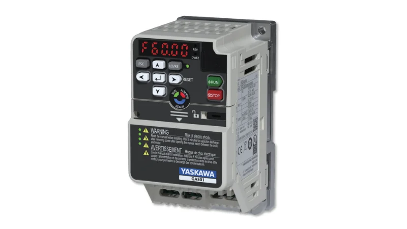 Yaskawa GA501 Microdrive Adds Dual Ethernet for Compact Motor Control