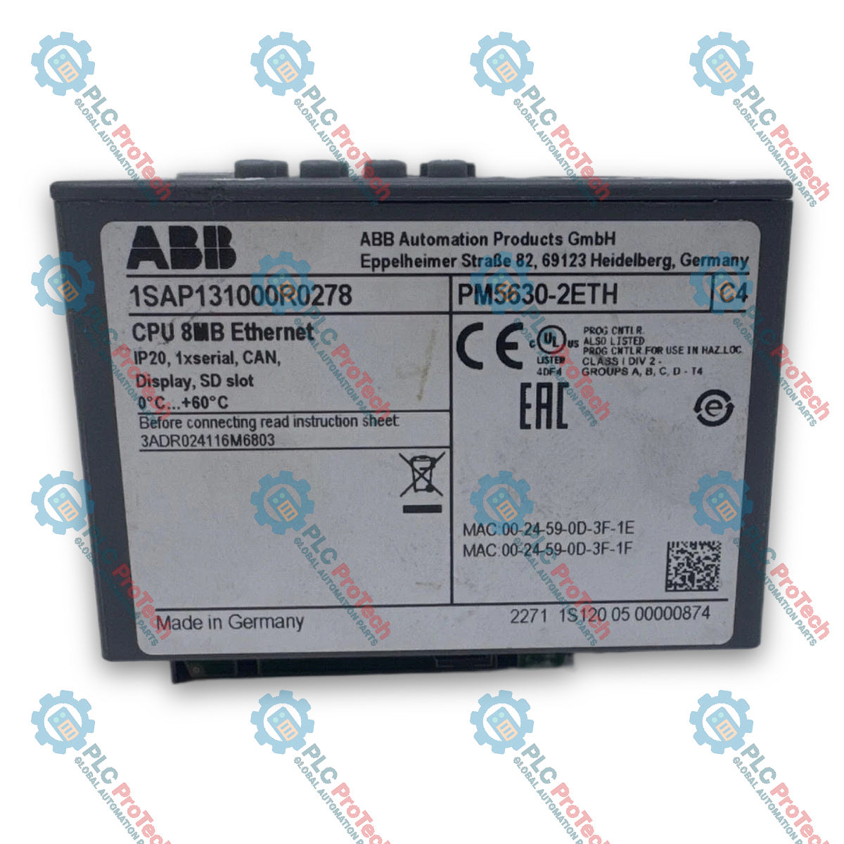 1SAP131000R0278 PM5630-2ETH 