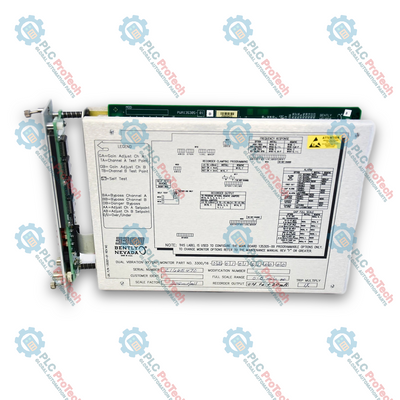 Bently Nevada 3300/16-02-01-01-01-00-00 XY/GAP Dual Vibration Monitor