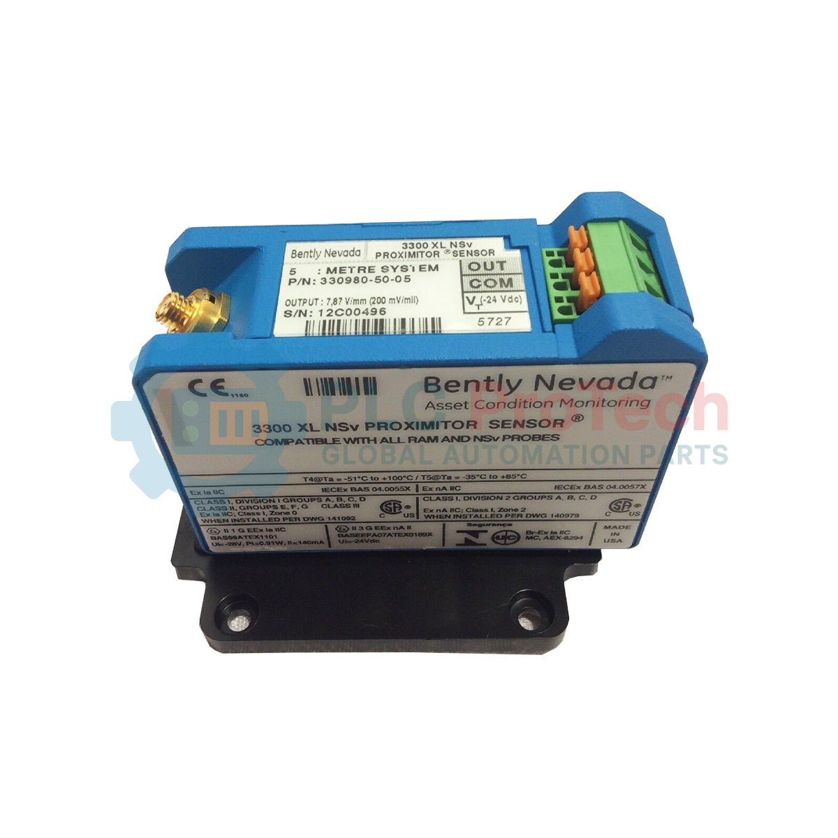 330980-50-CN | Bently Nevada | 3300 XL NSv Proximitor Sensor