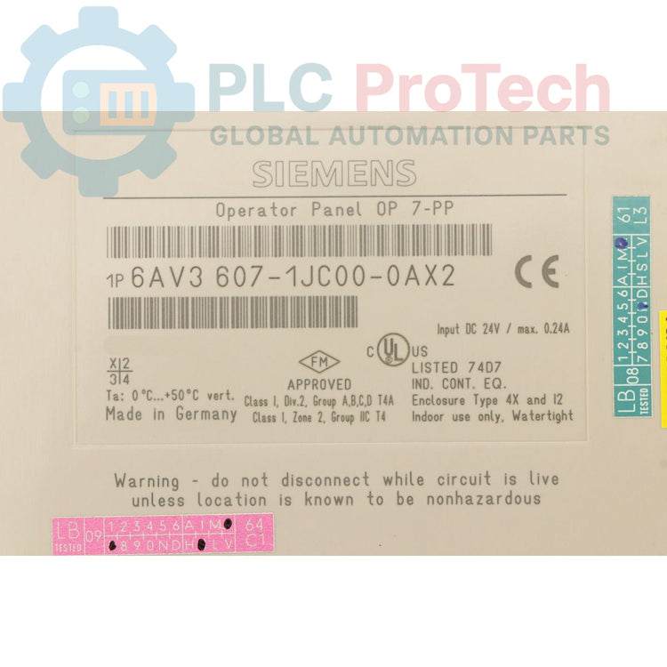 6AV3607-1JC00-0AX2
