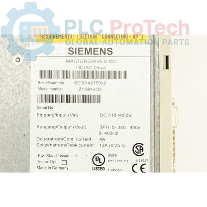 6SE7014-0TP50-Z