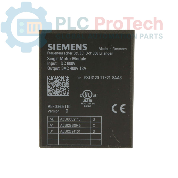 6SL3120-1TE21-8AA3