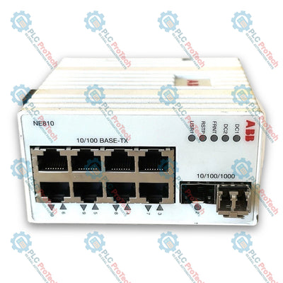 ABB 3BSE080207R1 NE810 800xA — управляемый сетевой коммутатор на 10 портов
